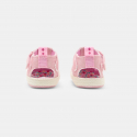 Obaibi Sandales tissu fleurs rose bebe fille