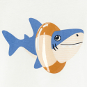 Obaibi T-shirt poulpe bleu bebe garcon