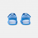 Obaibi Sandales tissu a scratch bleu bebe garcon