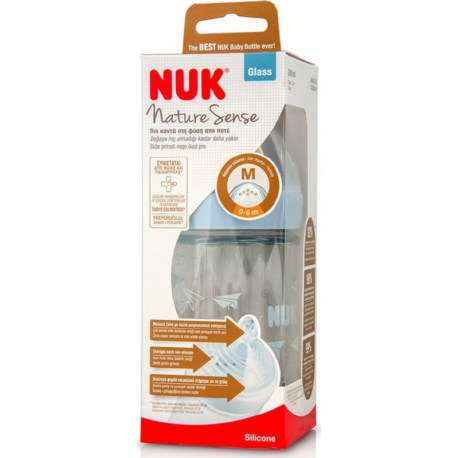 NUK® μπιμπερό Nature Sense Softer 240 ml 0-6M