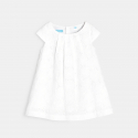 Obaibi Φόρεμα κομψό με κοφτό λευκό κέντημα