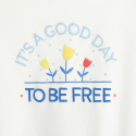 Okaidi Φούτερ με μήνυμα « It's a good day to be free»
