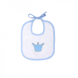 Σαλιάρα πετσετέ Baby Star Prince 19 x 23 cm