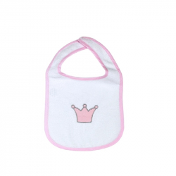 Σαλιάρα αδιάβροχη με velcro Baby Star Princess 23 x 35 cm