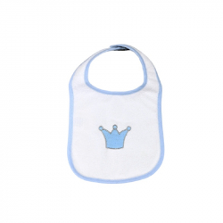 Σαλιάρα αδιάβροχη με velcro Baby Star Prince 23 x 35 cm