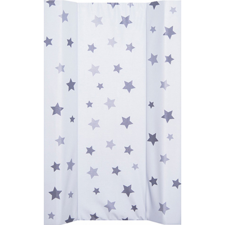 Αλλαξιέρα με σκληρή βάση X-treme BABY Grey Stars 50 x 80 cm