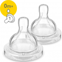 Θηλή Philips Avent Airflex 0M+, σετ των 2 - SCF631/27