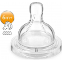 Θηλή Philips Avent Airflex γρήγορης ροής 6Μ+, σετ των 2