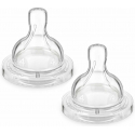 Θηλή Philips Avent Airflex γρήγορης ροής 6Μ+, σετ των 2