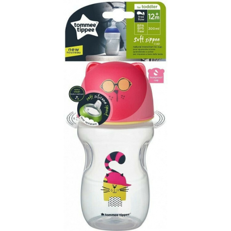 Κύπελλο Tommee Tippee με μαλακό στόμιο Soft Sippee Cup 300 ml