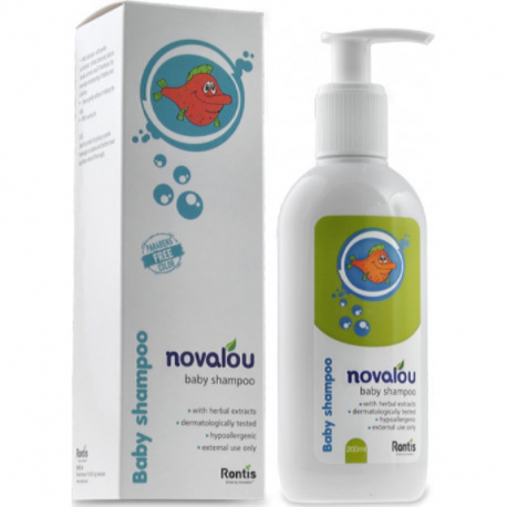 Novalou βρεφικό σαμπουάν 200 ml με αντλία