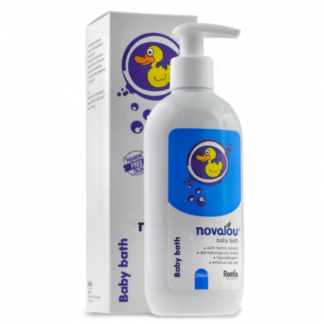 Βρεφικό αφρόλουτρο Novalou με αντλία 250ml