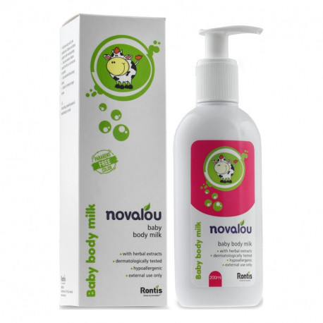 Βρεφικό γαλάκτωμα Novalou με αντλία 200ml