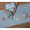 Παιδικό χαλί Nef-Nef Baby Space Aqua 70x140