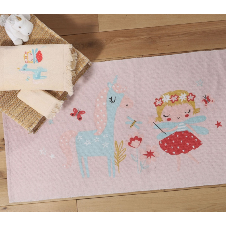 Παιδικό χαλί Nef-Nef Magic World Pink 70x140 cm