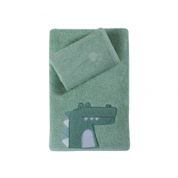 Σετ πετσέτες Nef-Nef Cute Crocodile Green