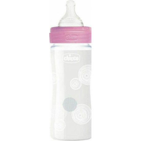 Chicco μπιμπερό Well Being 240 ml 0m+ (1τμχ)