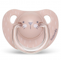 Suavinex πιπίλα Premium Anatomical Hygge Baby Pink Whiskers 6-18Μ
