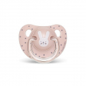 Suavinex πιπίλα Premium Anatomical Hygge Baby Pink Rabbit 18Μ+