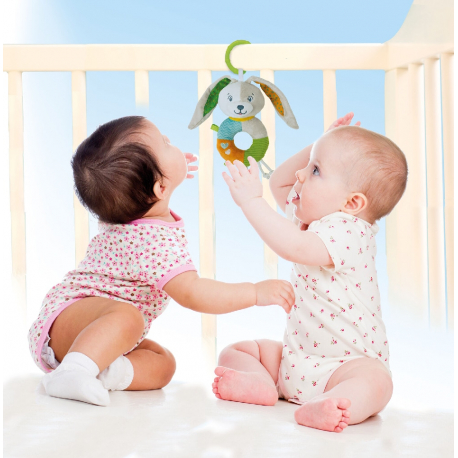 Μαλακή κουδουνίστρα Λαγουδάκι Baby Clementoni®