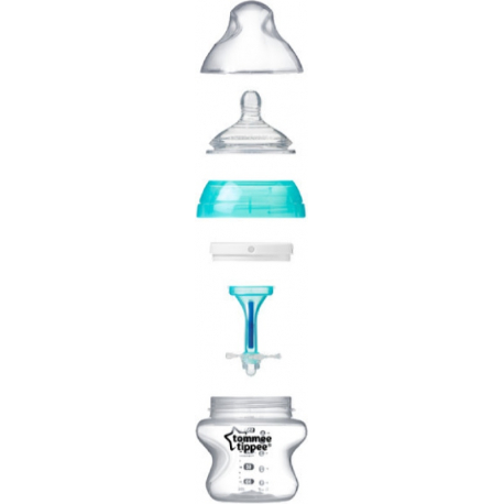 Μπιμπερό Tommee Tippee Advanced Anti-Colic αργής ροής 150 ml 0M+, σετ των 2