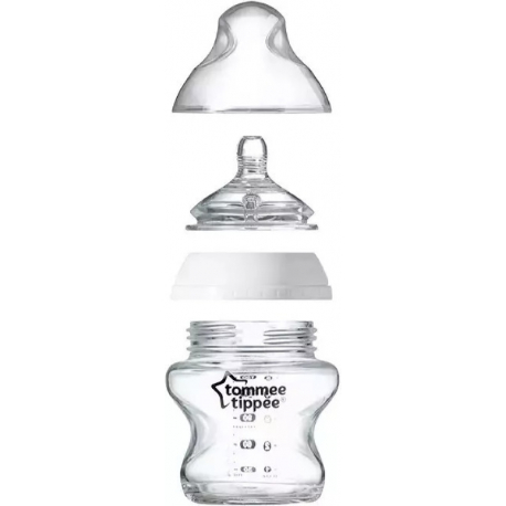 Μπιμπερό Tommee Tippee Closer to nature αργής ροής 260 ml 0m+(1τμχ)