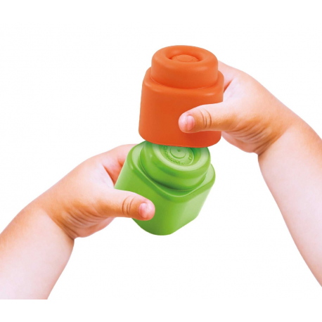 Σετ 10 μαλακά τουβλάκια Baby Clementoni® Soft Clemmy touch &amp; play