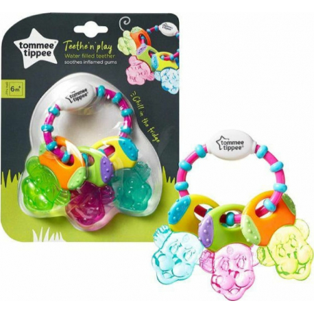 Tommee tippee κρίκος με σκυλάκια οδοντοφυΐας Tommee tippee Teeth &#039;n&#039; Play 6M+