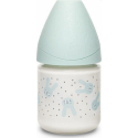 Suavinex μπιμπερό Hygge Mint Rabbit με θηλή Round αργής ροής 120ml 0m+ (1τμχ)