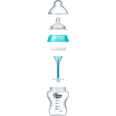 Μπιμπερό Tommee Tippee Advanced Anti-Colic αργής ροής 260ml 0m+ (1τμχ)