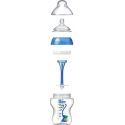 Μπιμπερό Tommee Tippee Advanced Anti-Colic αργής ροής 260 ml 0M+, σετ των 2
