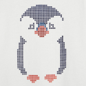Obaibi Μπλούζα από βιολογικό βαμβάκι με γυριστό γιακά πιγκουίνος