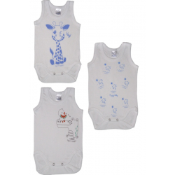 Κορμάκια Pretty baby® Shark Area 18-36 μηνών, σετ των 3