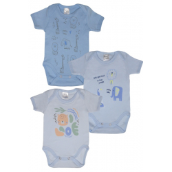 Κορμάκια Pretty baby® Boss 18-36 μηνών, σετ των 3