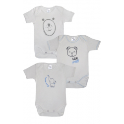 Κορμάκια Pretty baby® 6-18 μηνών, σετ των 3