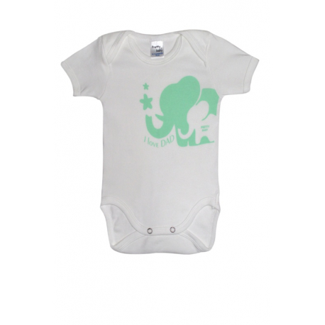Κορμάκια Pretty baby® Λευκό 6-18 μηνών, σετ των 3