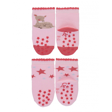 Αντιολισθητικές κάλτσες Sterntaler Crawling Socks σετ των 2