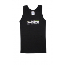 Φανελάκι αμάνικο Pretties Gamer Μαύρο
