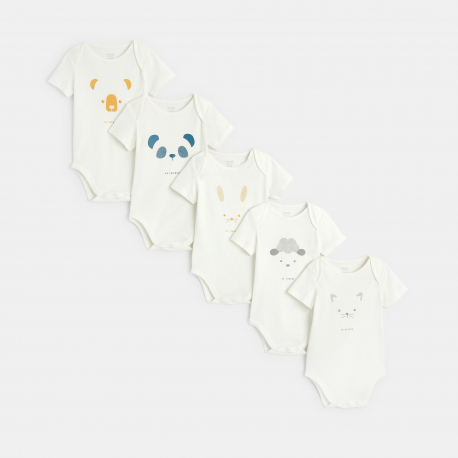 LOT DE 5 BODY MIXTE MC OCEANIQ