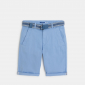 Okaidi Bermuda chino ceinture beige Garcon