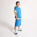 Okaidi Bermuda sportswear en jersey bleu Garcon
