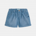 Obaibi Short denim bleu fonce bebe fille