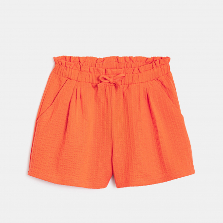 Okaidi Short souple en jersey fantaisie bleu marine Fille