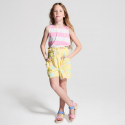 Okaidi Debardeur imprime citron jaune Fille