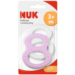 NUK® δακτύλιοι μασητικοί οκτάρια 2 τεμάχια
