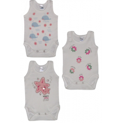 Κορμάκια Pretty baby® Daddy Girl 6-18 μηνών, σετ των 3