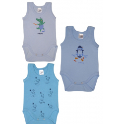 Κορμάκια Pretty baby® Καμηλοπάρδαλη 0-6 μηνών, σετ των 3