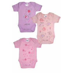Κορμάκια Pretty baby® Mom 6-18 μηνών, σετ των 3