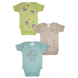 Κορμάκια Pretty baby® Best Ever 0-6 μηνών, σετ των 3