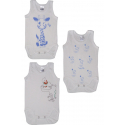 Κορμάκια Pretty baby® Shark Area 6-18 μηνών, σετ των 3